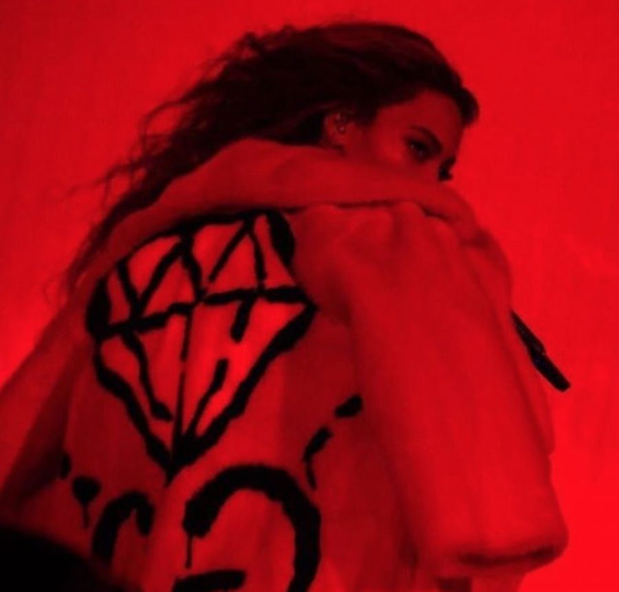 gucci ghost beyonce red mink fur jacket