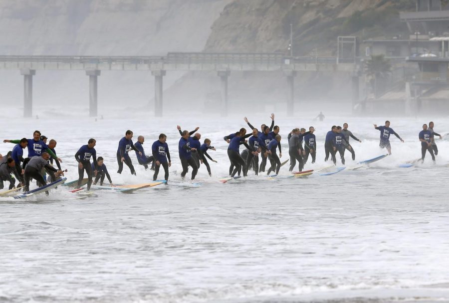 most crowded surf waves california