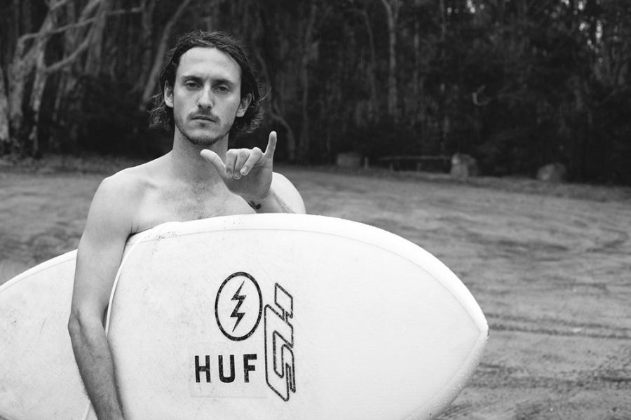 austyn gillette surfing shaka