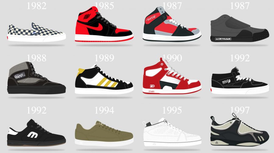 nike shoes over the years