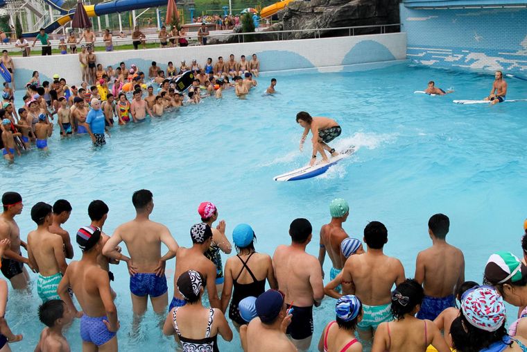 Malibu Surfer Heading Back to North Korea | Locals are “unstoppable”