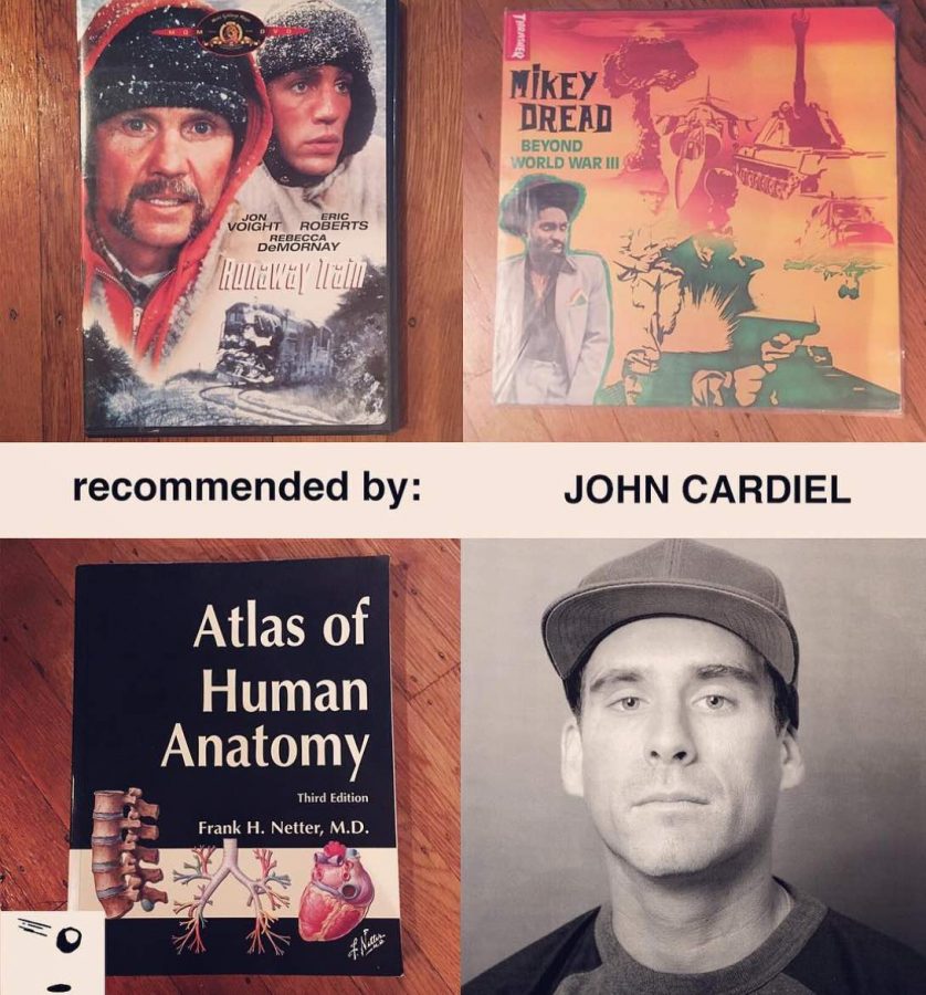 John Cardiel Recommends: Album, Book, Movie