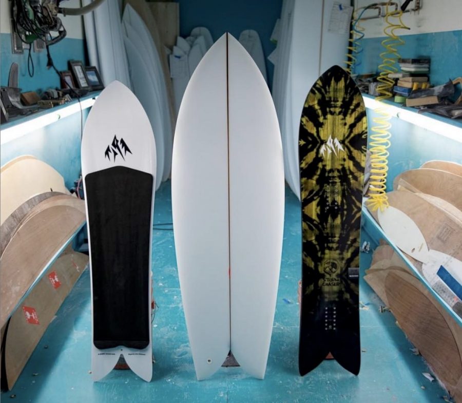 Chris Christenson Shapes Surfboards + Pow Boards for Stars from a Secret Mountain Hideaway